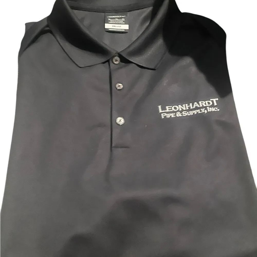 Nik Men's Black Polo Shirt as XL like new see picss great deal